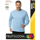 Fruit of the Loom HOODED SKYBLUE pamutgazdag férfi környakas pulóver - 280g/m2