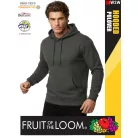  Fruit of the Loom HOODED LIGHTGRAPHITE pamutgazdag férfi kapucnis pulóver - 260g/m2