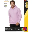  Fruit of the Loom HOODED LIGHTPINK pamutgazdag férfi kapucnis pulóver - 260g/m2