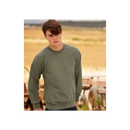 Fruit of the Loom RAGLAN férfi pulóver - munkaruha