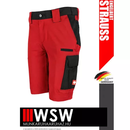 .Engelbert Strauss DYNASHIELD RED rugalmas rövidnadrág - munkaruha