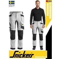 Snickers ALLROUNDWORK BLACK strech slim fit prémium lengőzsebs deréknadrág - munkaruha