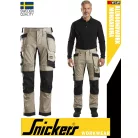 Snickers ALLROUNDWORK KHAKI strech slim fit prémium lengőzsebs deréknadrág - munkaruha