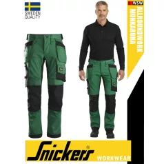 Snickers ALLROUNDWORK KHAKI strech slim fit prémium lengőzsebs deréknadrág - munkaruha