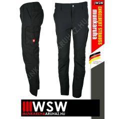   .Engelbert Strauss DYNASHIELD BLACK rugalmas cargo deréknadrág - munkaruha