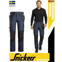   Snickers ALLROUNDWORK NAVY technikai slim fit kopásbiztos strech lengőzsebes deréknadrág - munkaruha