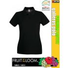 Fruit of the Loom PREMIUM LADYFIT piqué galléros női póló