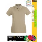 Fruit of the Loom PREMIUM LADYFIT piqué galléros női póló