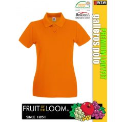   Fruit of the Loom PREMIUM LADYFIT piqué galléros női póló