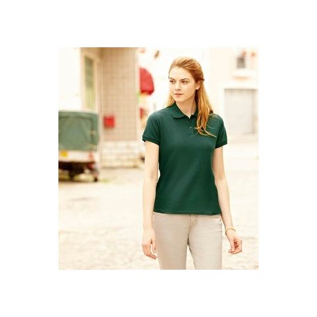 Fruit of the Loom PREMIUM LADYFIT piqué galléros női póló