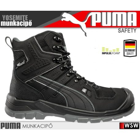 Puma YOSEMITE O2 technikai bélelt prémium munkacipő - munkavédelmi cipő