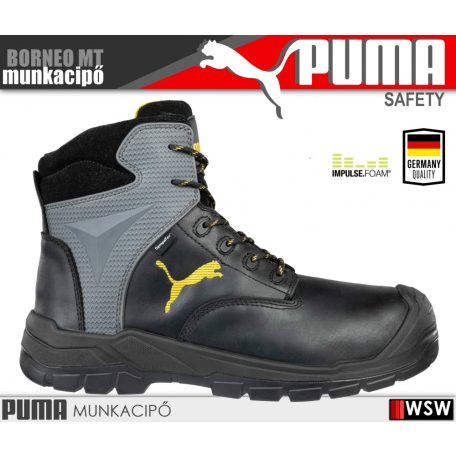 Puma BORNEO MT S3 technikai vízálló bélelt munkacipő - munkavédelmi cipő