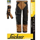 Snickers RUFFWORK BROWN canvas+ technikai pamutgazdag deréknadrág - munkaruha