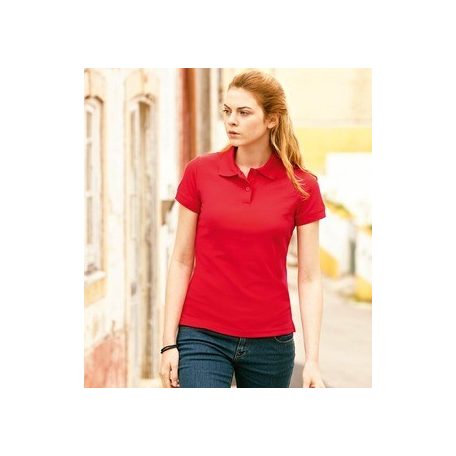 Fruit of the Loom 65/35 galléros női póló - munkaruha