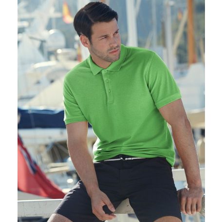 Fruit of the Loom Premium piqué galléros férfi póló