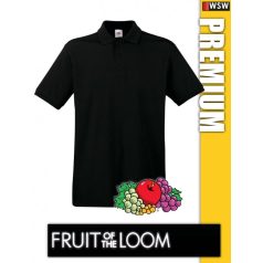 Fruit of the Loom Premium piqué galléros férfi póló