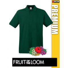 Fruit of the Loom Premium piqué galléros férfi póló