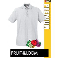 Fruit of the Loom Premium piqué galléros férfi póló