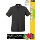 Fruit of the Loom Premium piqué galléros férfi póló