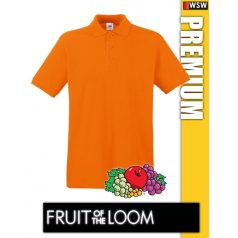 Fruit of the Loom Premium piqué galléros férfi póló