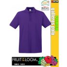 Fruit of the Loom Premium piqué galléros férfi póló