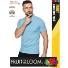 Fruit of the Loom PREMIUM SKYBLUE piqué 100% pamut férfi galléros póló - 180g/m2