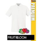 Fruit of the Loom Premium piqué galléros férfi póló