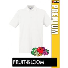 Fruit of the Loom Premium piqué galléros férfi póló
