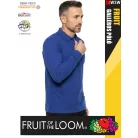 Fruit of the Loom PREMIUM ROYALBLUE piqué 100% pamut férfi galléros póló - 180g/m2