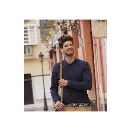 Fruit of the Loom PREMIUM LS piqué galléros hosszúujjú póló