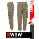 .Engelbert Strauss CLASSIC KHAKI erősített anyagú 315 g/m² technikai munkanadrág - munkaruha
