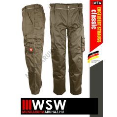   .Engelbert Strauss CLASSIC KHAKI erősített anyagú 315 g/m² technikai munkanadrág - munkaruha