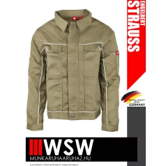   .Engelbert Strauss CLASSIC KHAKI erősített anyagú 315 g/m² technikai munkakabát - munkaruha