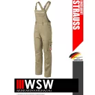 .Engelbert Strauss CLASSIC KHAKI erősített anyagú 315 g/m² technikai kantárosnadrág - munkaruha