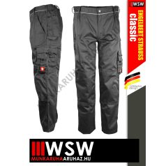   .Engelbert Strauss CLASSIC GREY erősített anyagú 315 g/m² technikai munkanadrág - munkaruha