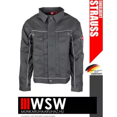   .Engelbert Strauss CLASSIC GREY erősített anyagú 315 g/m² technikai munkakabát - munkaruha