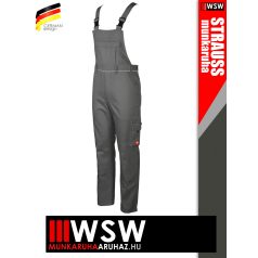   .Engelbert Strauss CLASSIC GREY erősített anyagú 315 g/m² technikai kantárosnadrág - munkaruha