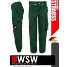 .Engelbert Strauss CLASSIC GREEN erősített anyagú 315 g/m² technikai munkanadrág - munkaruha