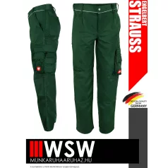   .Engelbert Strauss CLASSIC GREEN erősített anyagú 315 g/m² technikai munkanadrág - munkaruha