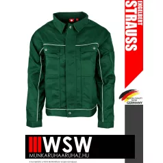   .Engelbert Strauss CLASSIC GREEN erősített anyagú 315 g/m² technikai munkakabát - munkaruha