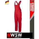 Engelbert Strauss CLASSIC RED erősített anyagú 315 g/m² technikai kantárosnadrág - munkaruha