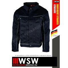   .Engelbert Strauss CLASSIC NAVY erősített anyagú 315 g/m² technikai munkakabát - munkaruha