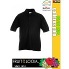 Fruit of the Loom 65/35 KIDS piqué galléros póló