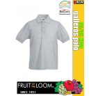 Fruit of the Loom 65/35 KIDS piqué galléros póló