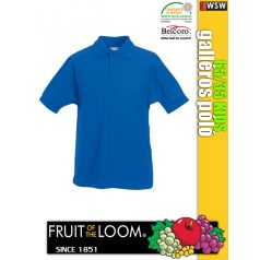 Fruit of the Loom 65/35 KIDS piqué galléros póló