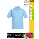 Fruit of the Loom 65/35 KIDS piqué galléros póló
