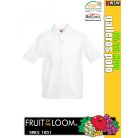 Fruit of the Loom 65/35 KIDS piqué galléros póló