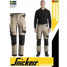 Snickers ALLROUNDWORK KHAKI strech slim fit prémium deréknadrág - munkaruha