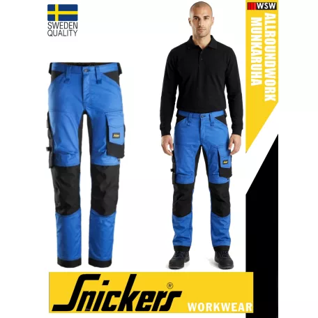 Snickers ALLROUNDWORK TRUEBLUE strech slim fit prémium deréknadrág - munkaruha