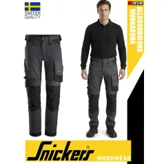   Snickers ALLROUNDWORK STEELGREY strech slim fit prémium deréknadrág - munkaruha